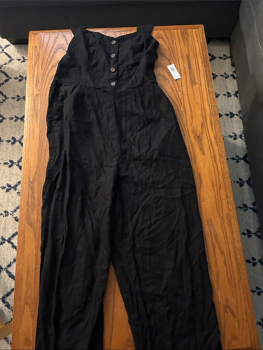 Old Navy Women's Linen Button-Front Jumpsuit NWT